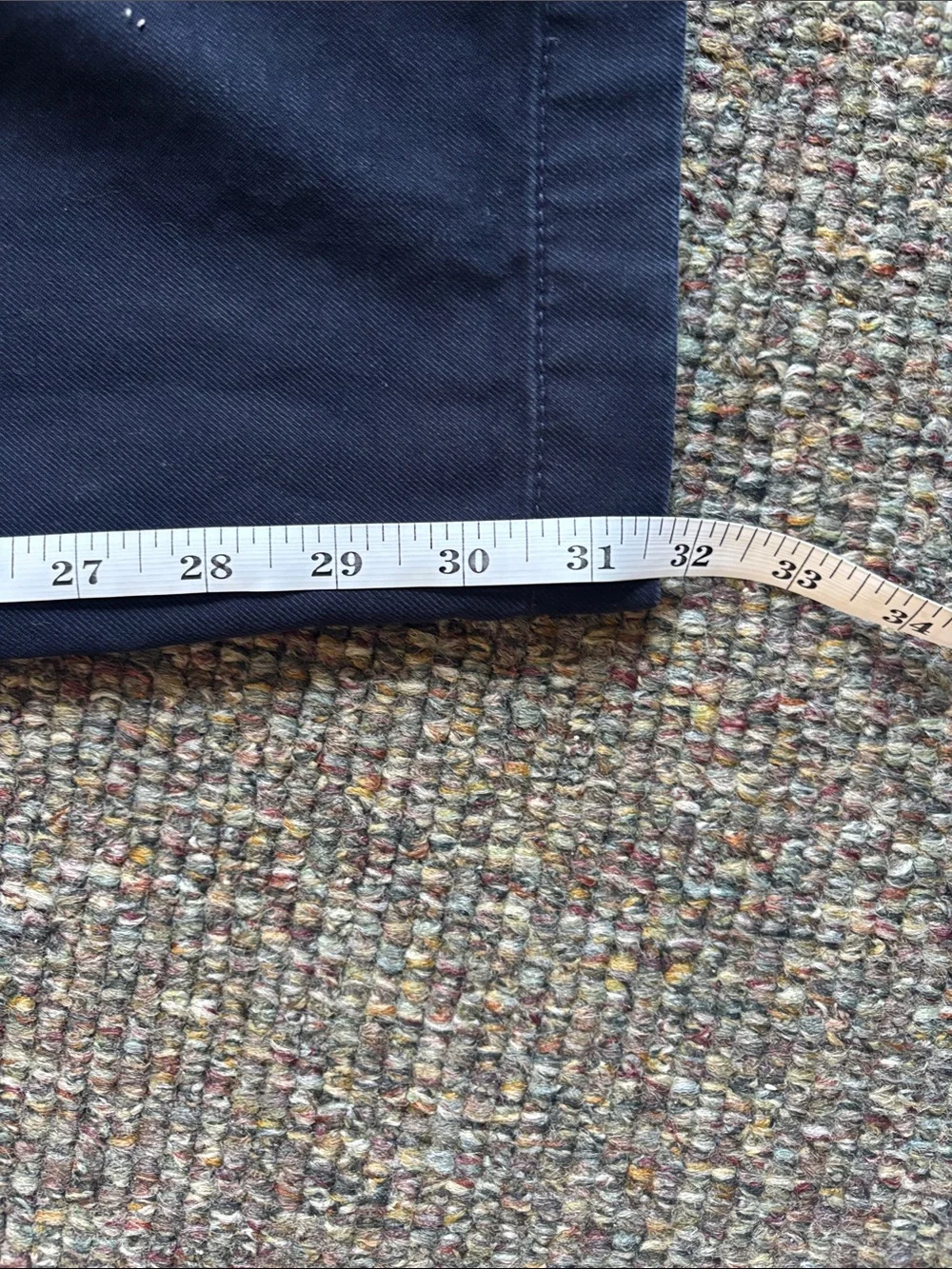 J. Crew Classic Fit Navy Blue Chino Pants 32x32 BE611